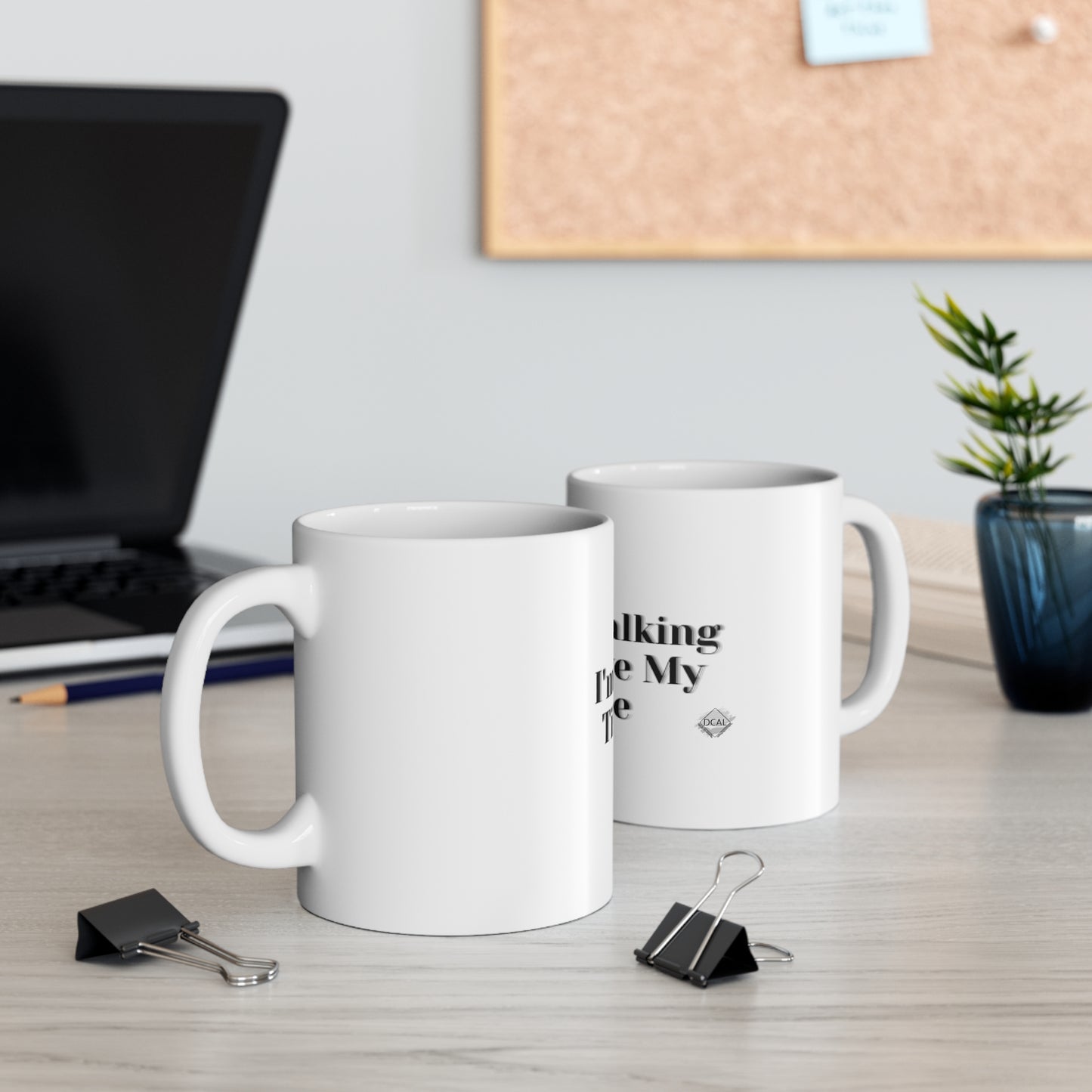 DCAL Kitchen Accessories "I'm Not Talking Till I Have My Coffee" Ceramic Mug 11oz