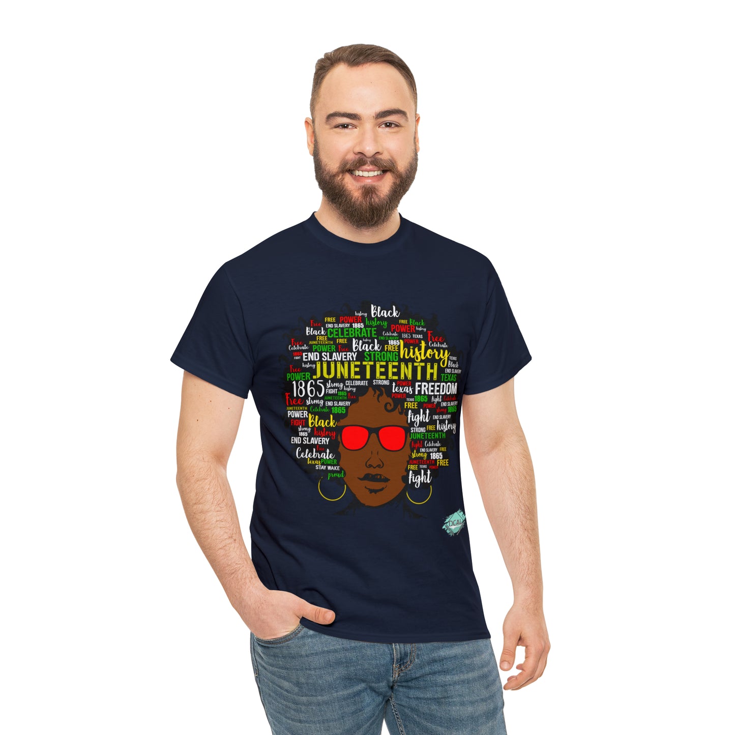 DCAL Juneteenth "Natural" Unisex Heavy Cotton Tee