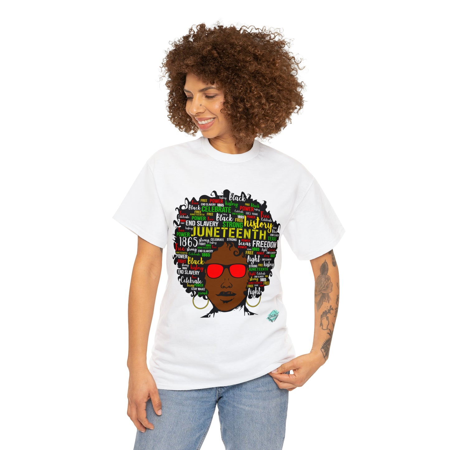 DCAL Juneteenth "Natural" Unisex Heavy Cotton Tee