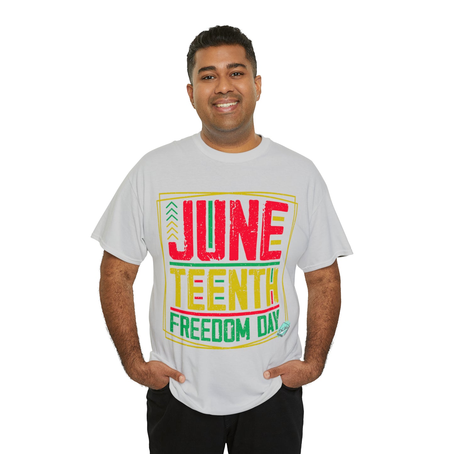 DCAL Juneteenth "Freedom Day" Unisex Heavy Cotton Tee