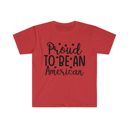 DCAL 4th of July "'Proud" Unisex Softstyle T-Shirt