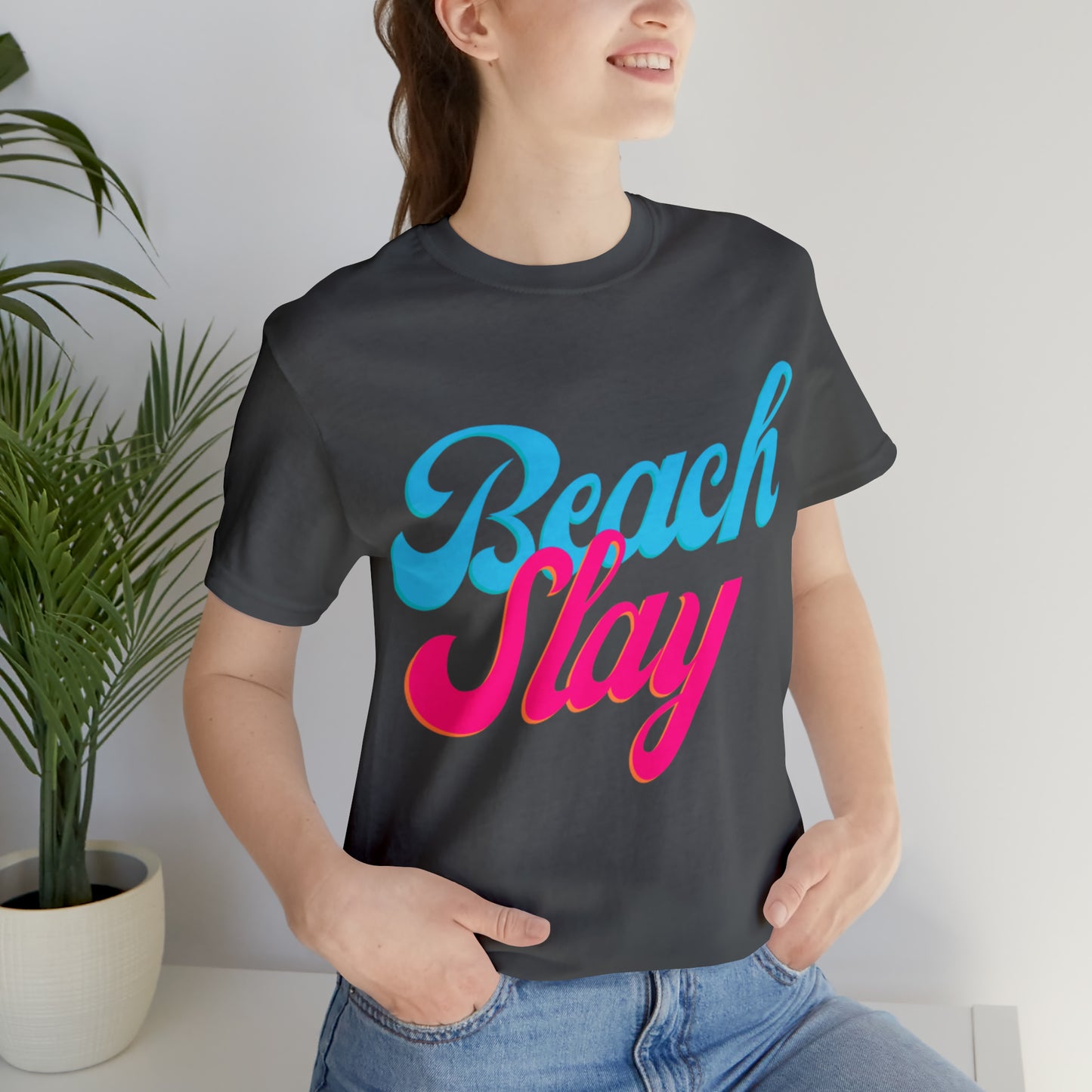 DCAL Beach Collection "Beach Slay" Unisex Jersey Short Sleeve Tee