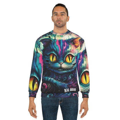 DCAL Graphic Tees "Cat" Halloween Unisex Sweatshirt