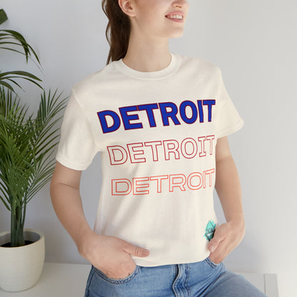 DCAL Downtown Diaries "Detroit" Unisex Jersey Short Sleeve Tee