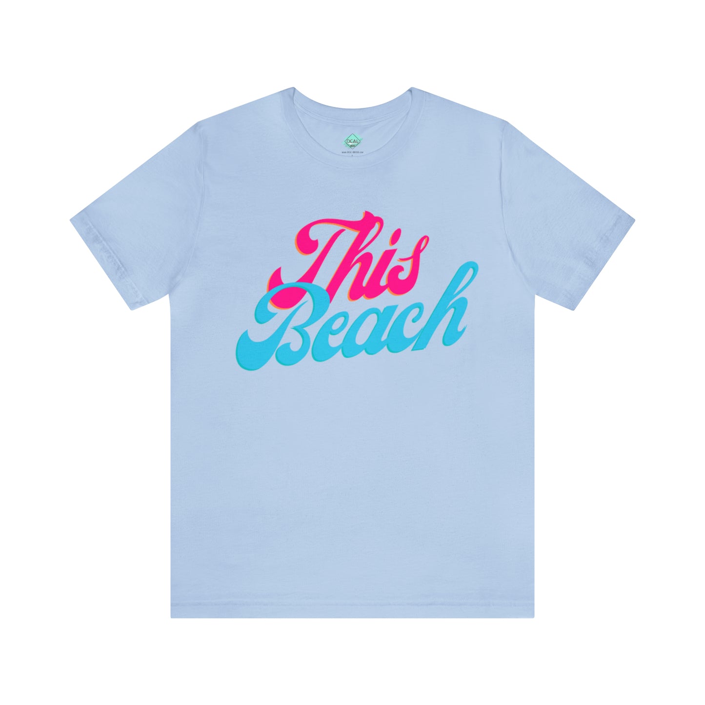 DCAL Beach Collection "This Beach" Unisex Jersey Short Sleeve Tee