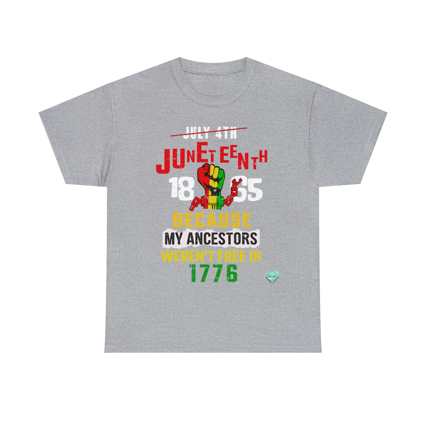 DCAL Juneteenth "Ancestors" Unisex Heavy Cotton Tee