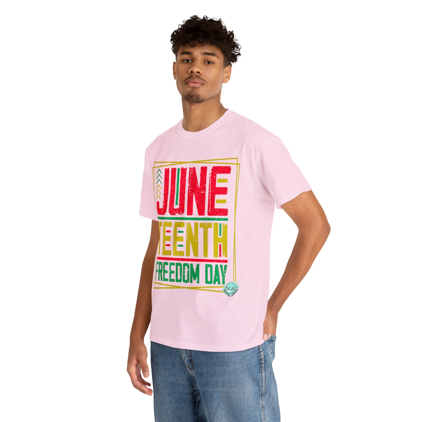 DCAL Juneteenth "Freedom Day" Unisex Heavy Cotton Tee