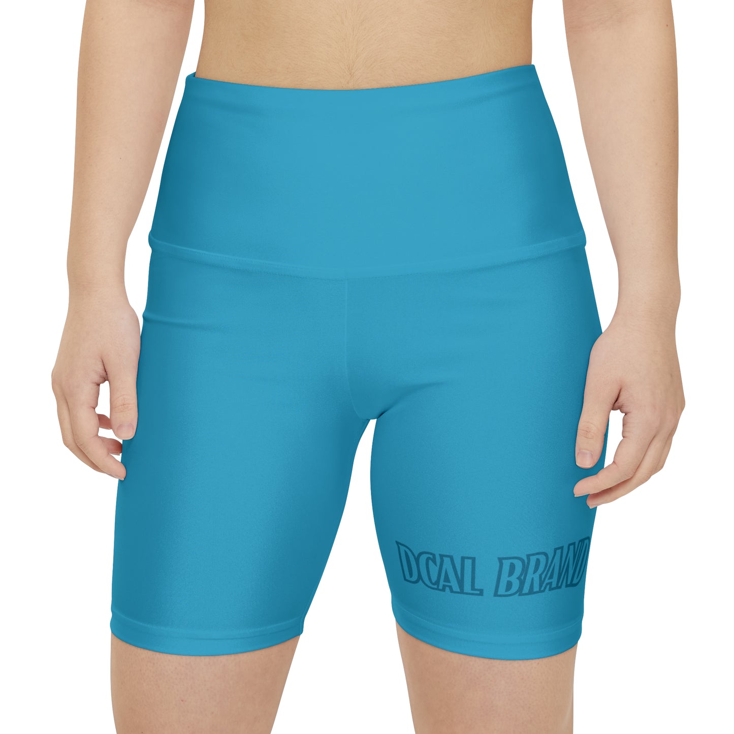 DCAL Brown Collection Minimalist "Blue" Women's Workout Shorts