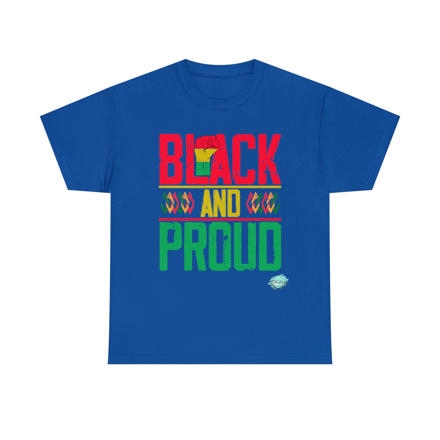 DCAL Juneteenth "Black and Proud" Unisex Heavy Cotton Tee