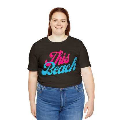 DCAL Beach Collection "This Beach" Unisex Jersey Short Sleeve Tee