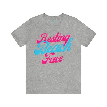 DCAL Beach Collection "Resting Beach Face" Unisex Jersey Short Sleeve Tee