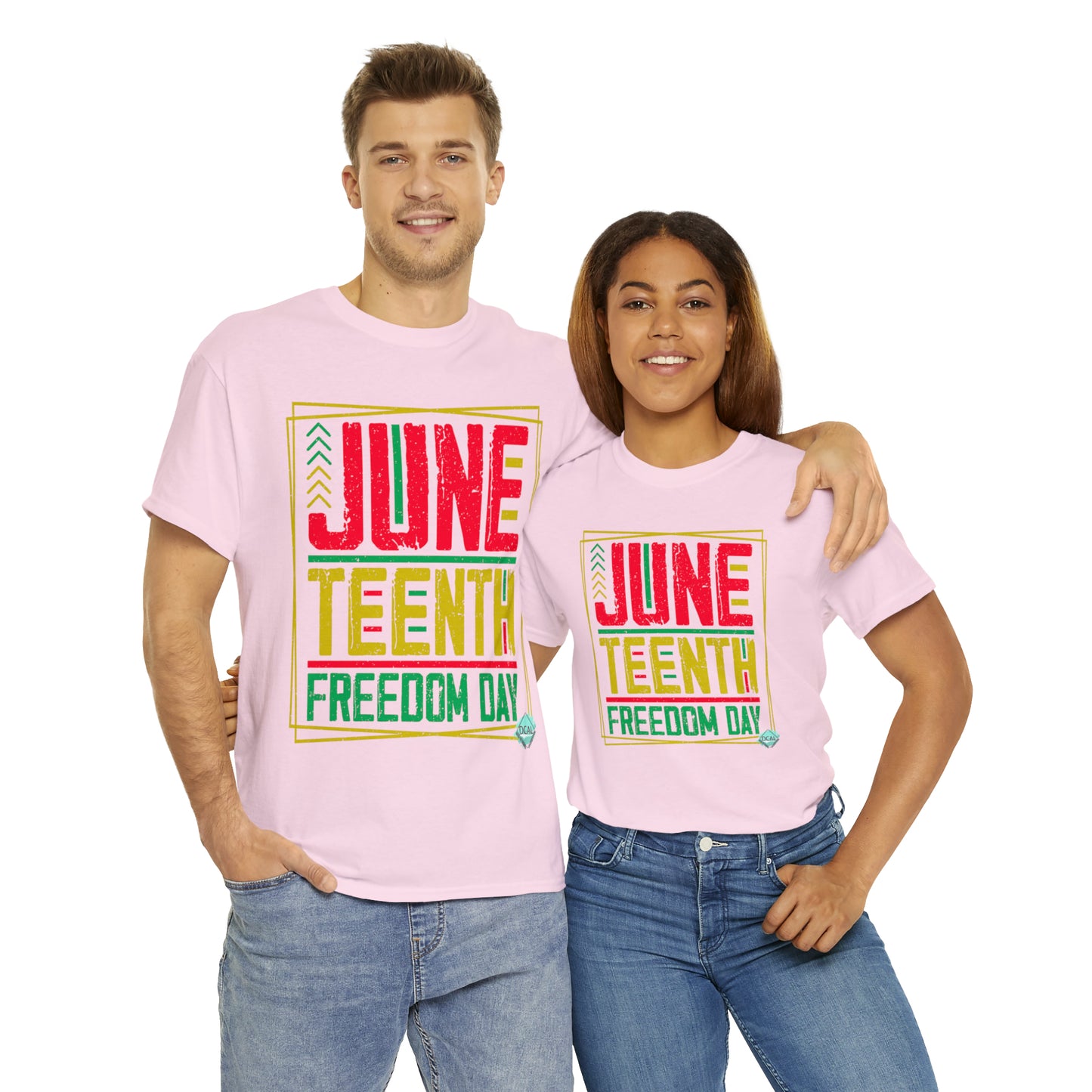 DCAL Juneteenth "Freedom Day" Unisex Heavy Cotton Tee