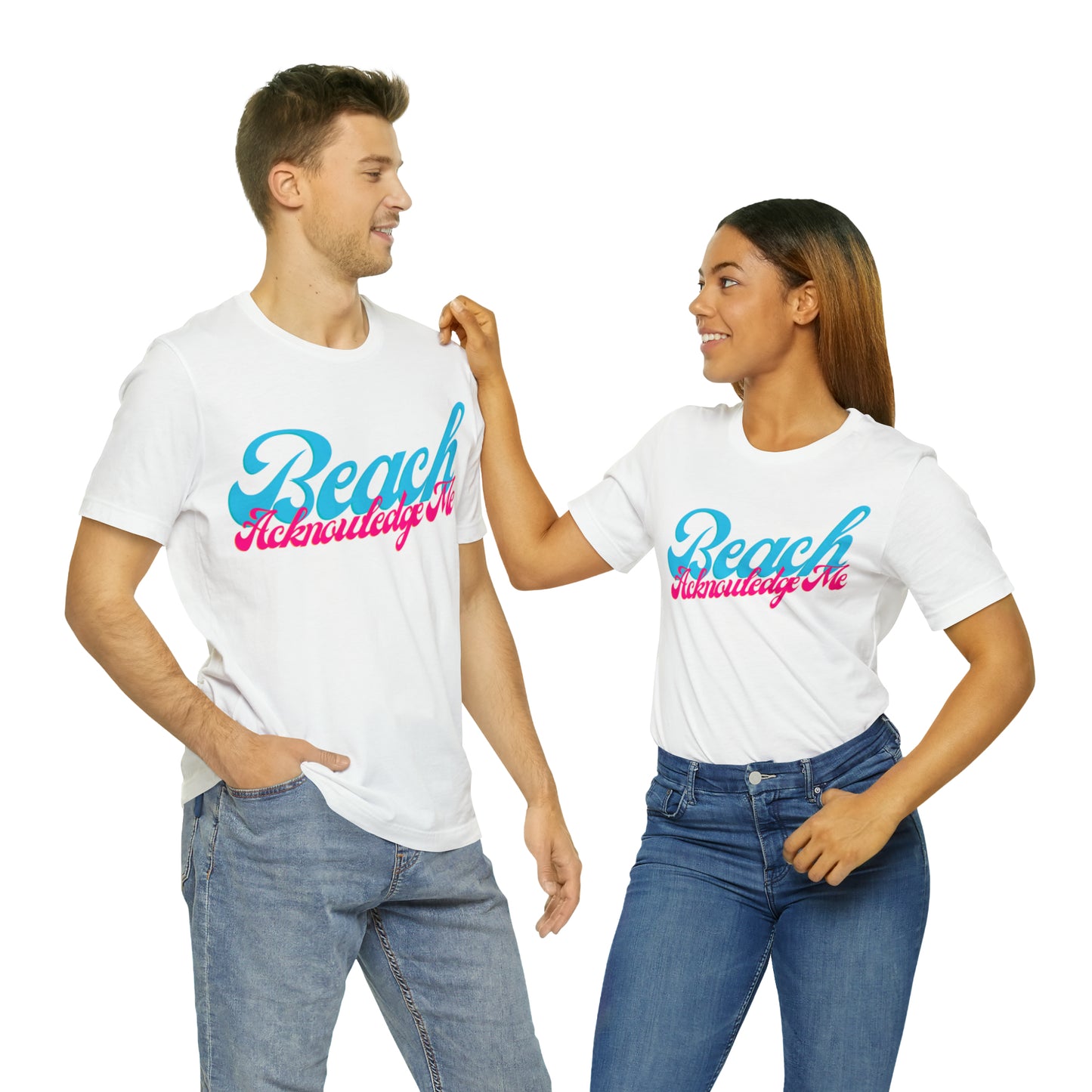 DCAL Beach Collection "Beach Acknowledge Me" Unisex Jersey Short Sleeve Tee