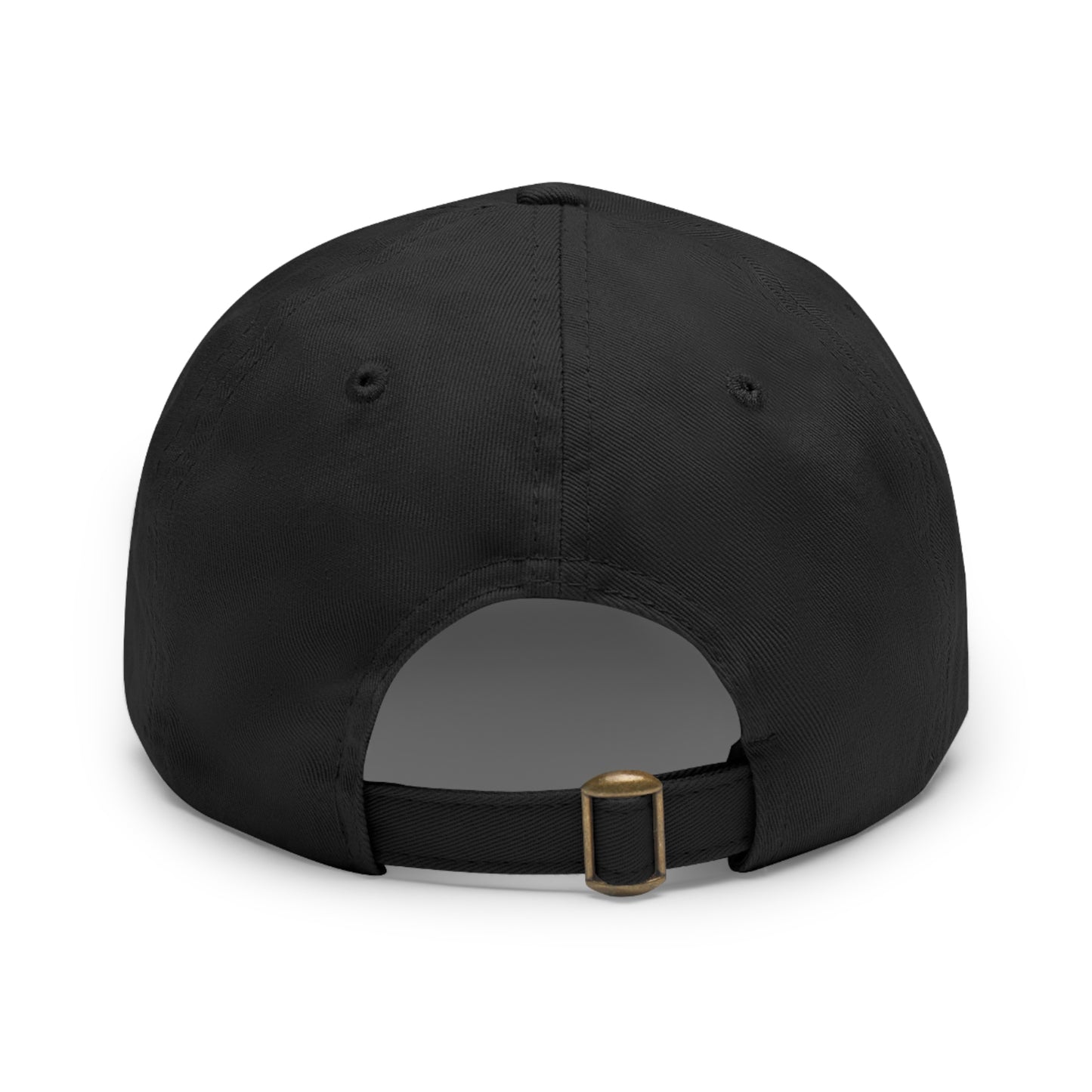 DCAL Brown Collection Accessories "Kinda Care, Kinda Don't" Hat with Leather Patch (Round)