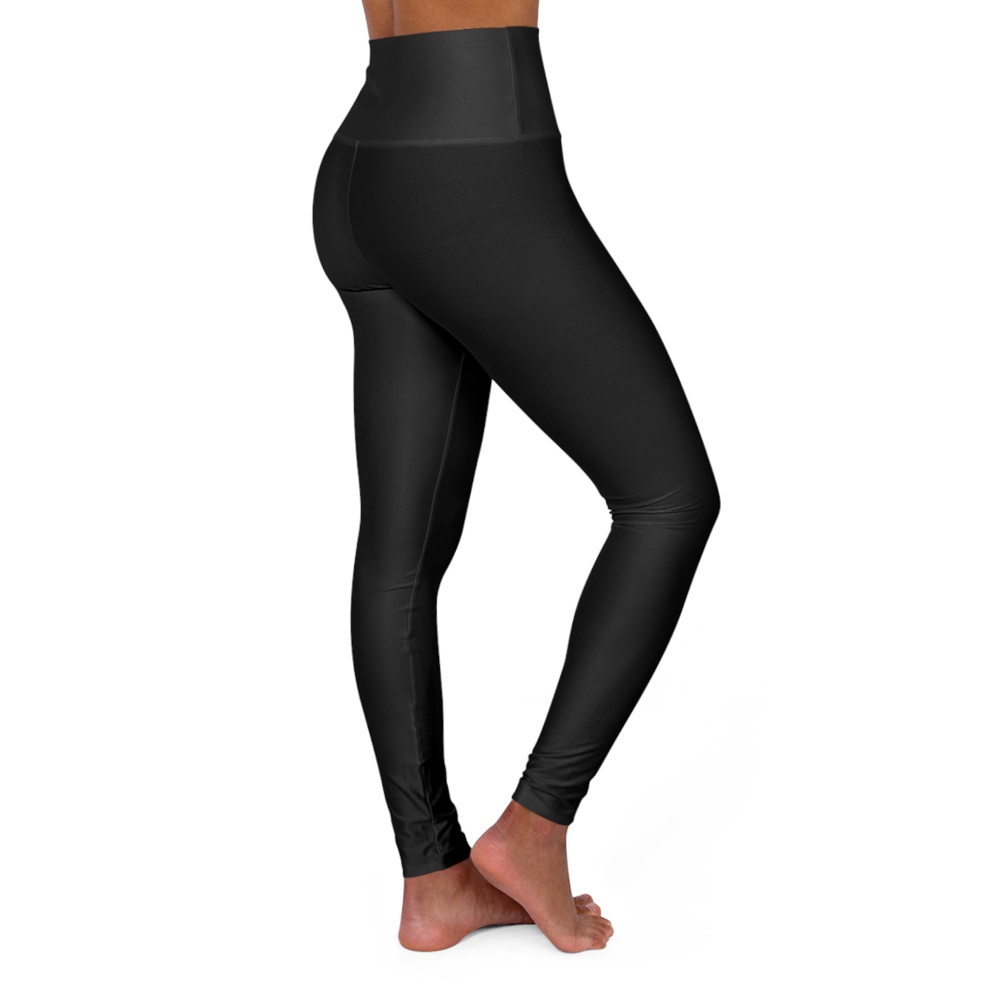 DCAL Athletic Elegance "Black" High Waisted Yoga Leggings