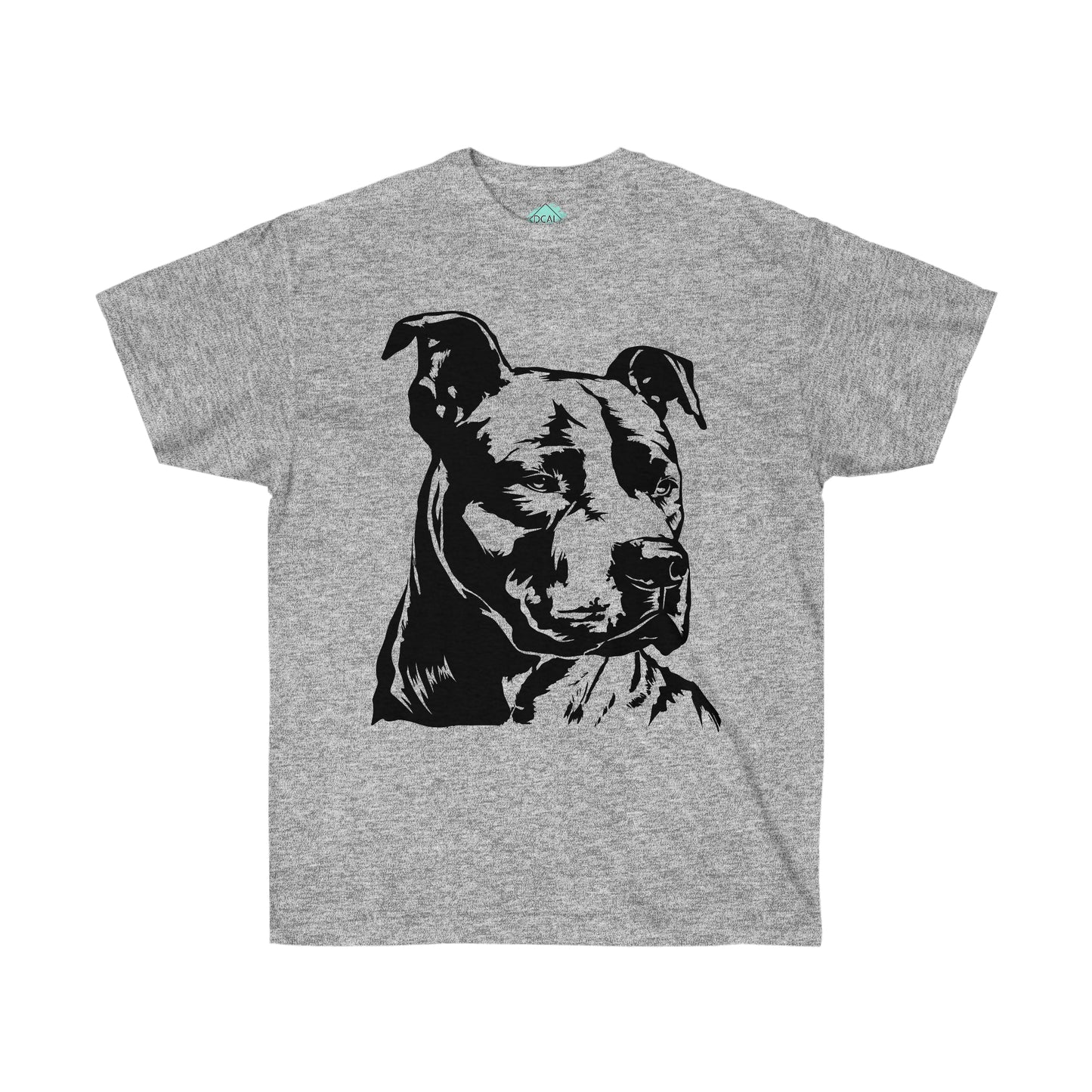 DCAL Pitbull Passion "Pitbull Silhouette" Unisex Ultra Cotton Tee