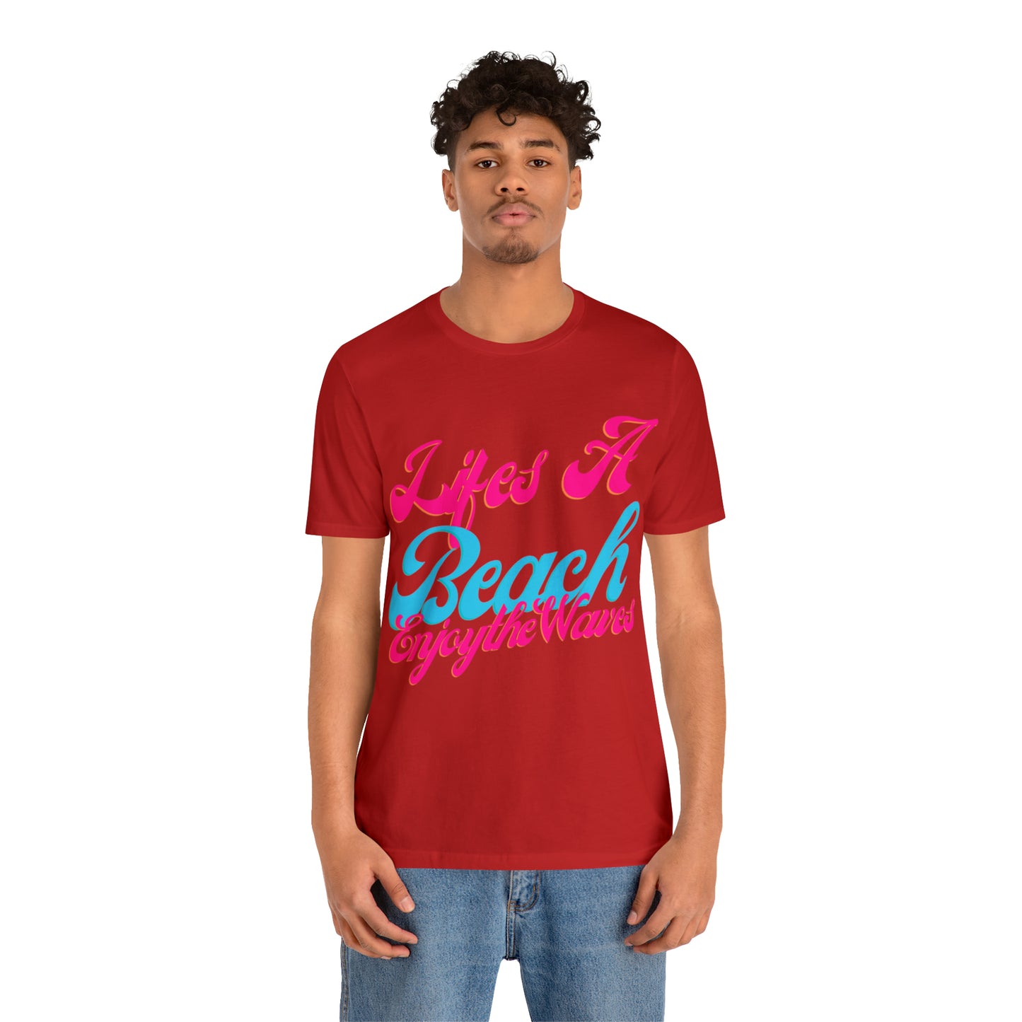 DCAL Beach Collection "Lifes a Beach Enjoy The View" Unisex Jersey Short Sleeve Tee