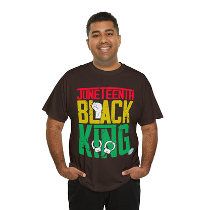 DCAL Juneteenth "Black King" Unisex Heavy Cotton Tee