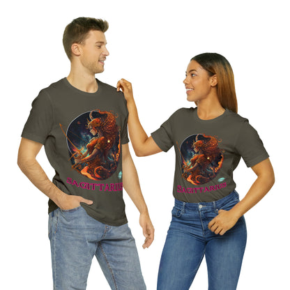 DCAL Zodiac Collection "Sagittarius" Unisex Jersey Short Sleeve Tee