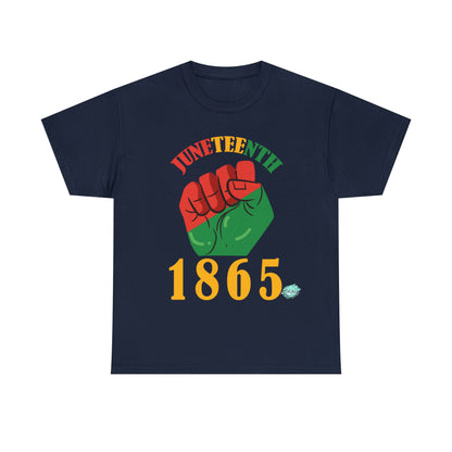 DCAL Juneteenth "1865 Fist" Unisex Heavy Cotton Tee