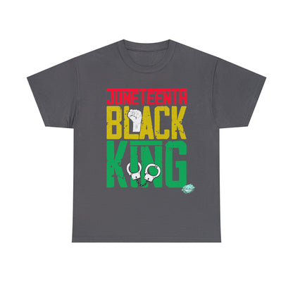 DCAL Juneteenth "Black King" Unisex Heavy Cotton Tee