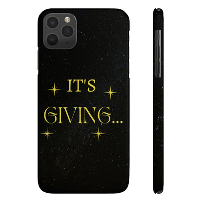 DCAL Accessories (It's Giving)Slim Phone Cases