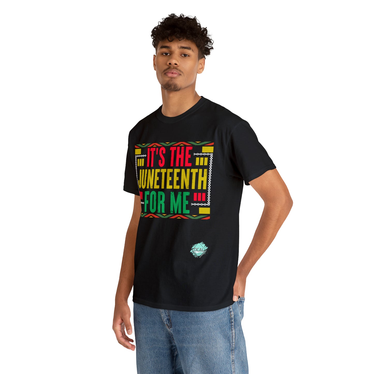 DCAL Juneteenth Its The Juneteenth" Unisex Heavy Cotton Tee