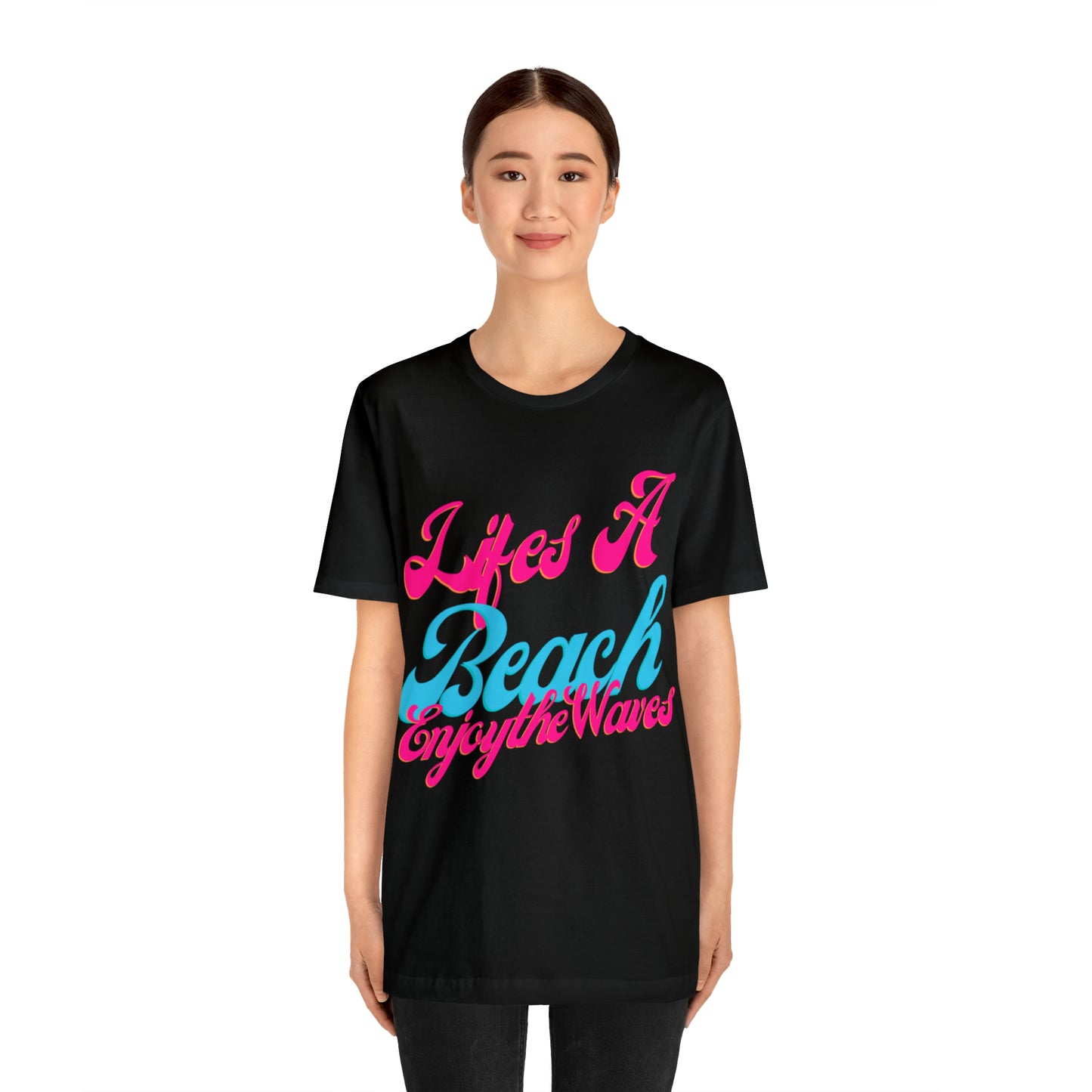 DCAL Beach Collection "Lifes a Beach Enjoy The View" Unisex Jersey Short Sleeve Tee