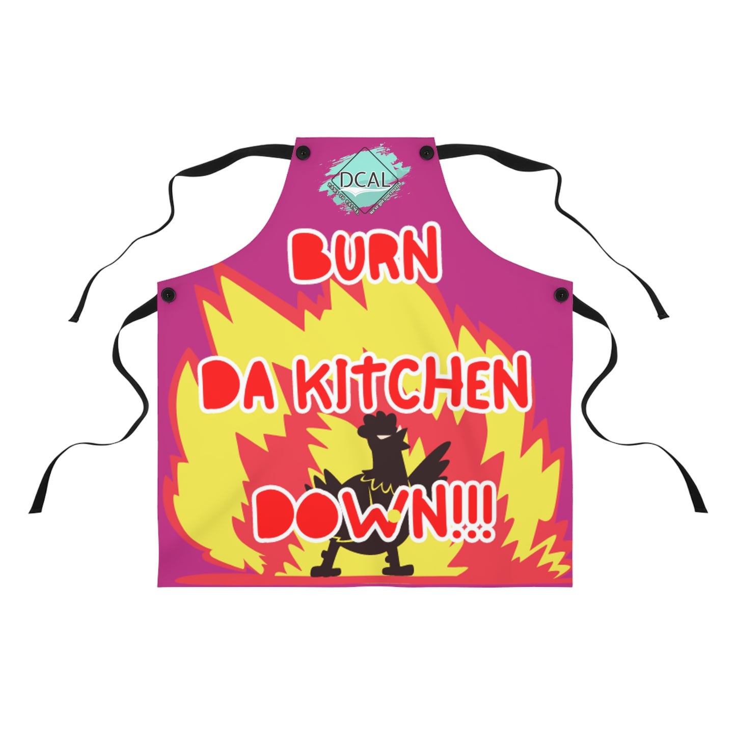 DCAL Kitchen Accessories "Burn Da Kitchen Down" Apron