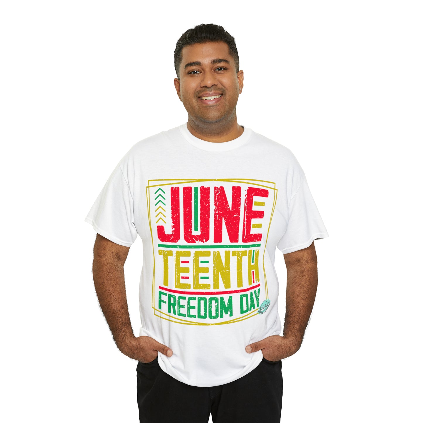 DCAL Juneteenth "Freedom Day" Unisex Heavy Cotton Tee