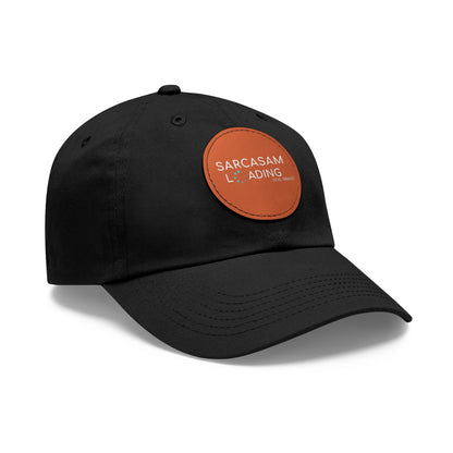 DCAL Brown Collection Accessories "Sarcasm Loading" Hat with Leather Patch (Round)