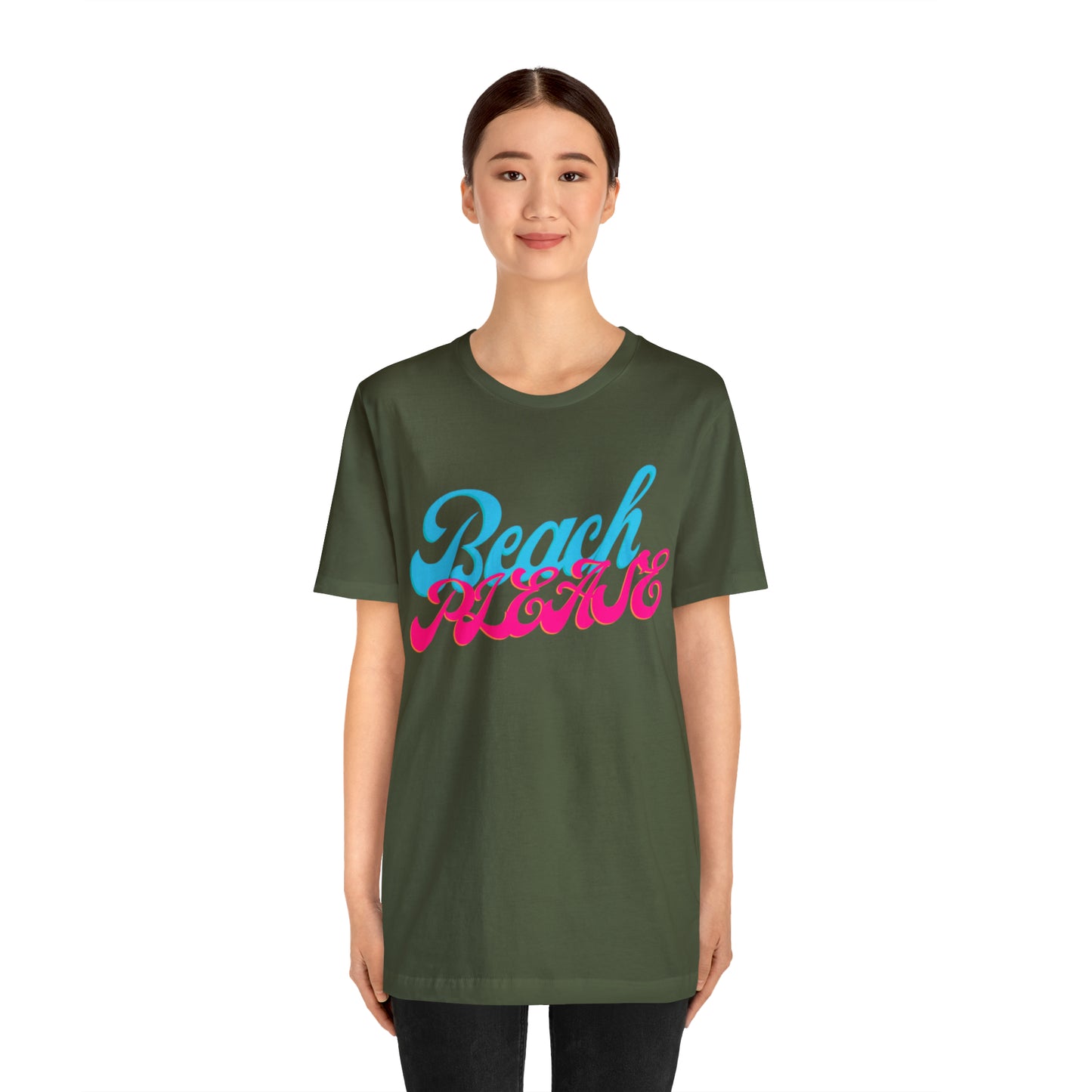 DCAL Beach Collection "Beach Please" Unisex Jersey Short Sleeve