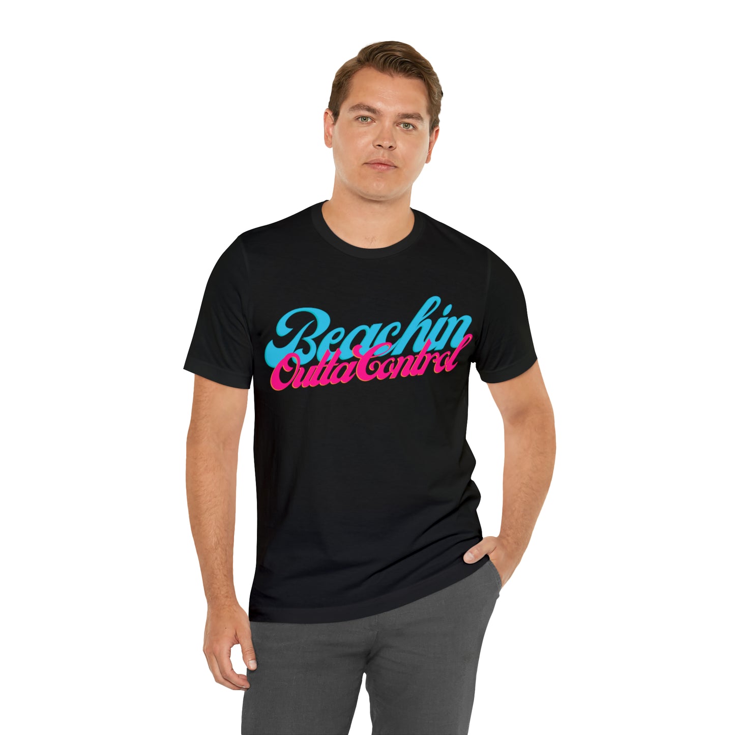 DCAL Beach Collection "Beachin Outta Control" Unisex Jersey Short Sleeve Tee