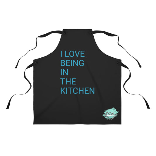 DCAL Kitchen Accessories "Love Being In The Kitchen" Apron