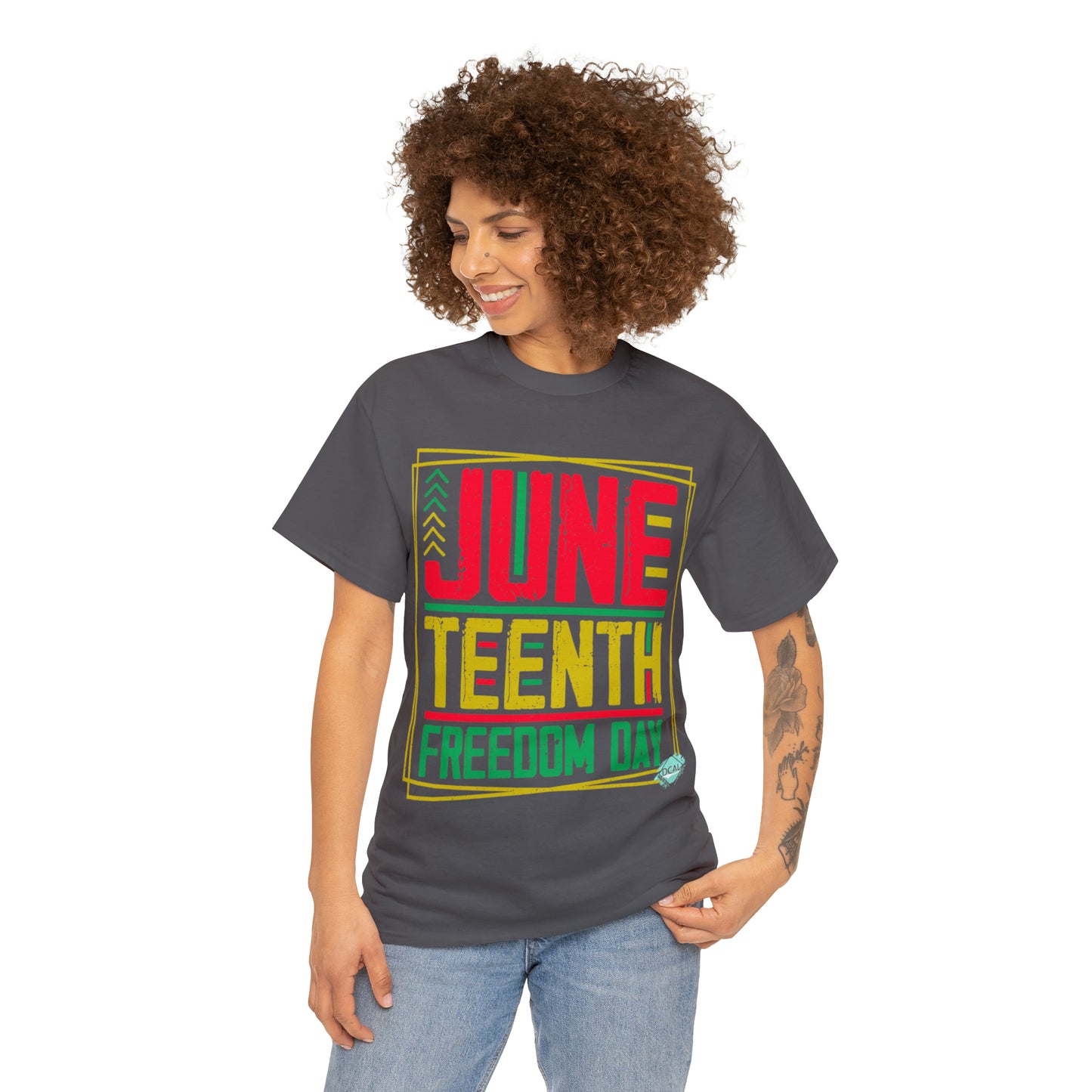 DCAL Juneteenth "Freedom Day" Unisex Heavy Cotton Tee