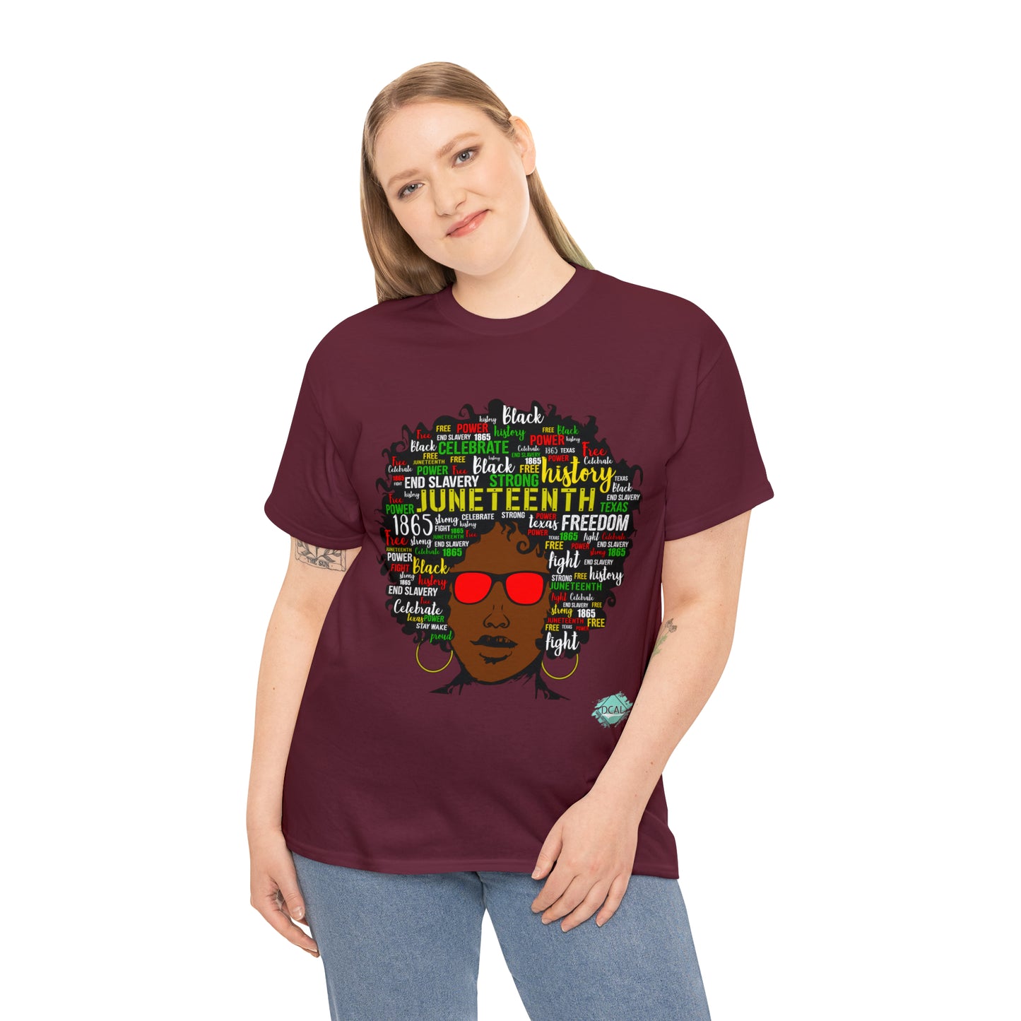 DCAL Juneteenth "Natural" Unisex Heavy Cotton Tee