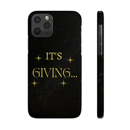 DCAL Accessories (It's Giving)Slim Phone Cases