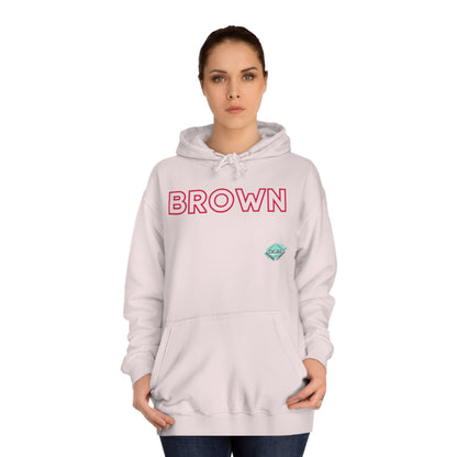 DCAL The Brown Collection Unisex College Hoodie