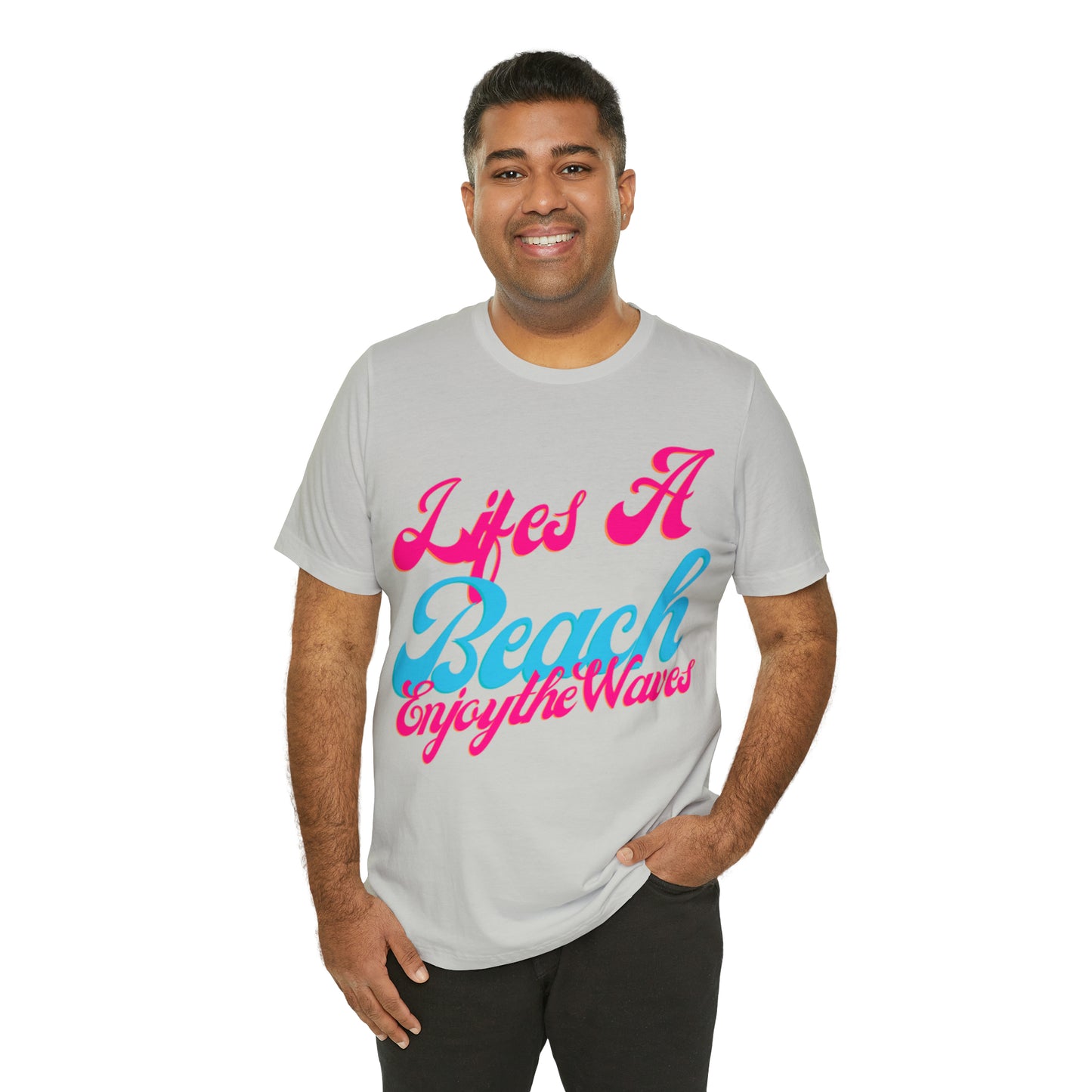 DCAL Beach Collection "Lifes a Beach Enjoy The View" Unisex Jersey Short Sleeve Tee