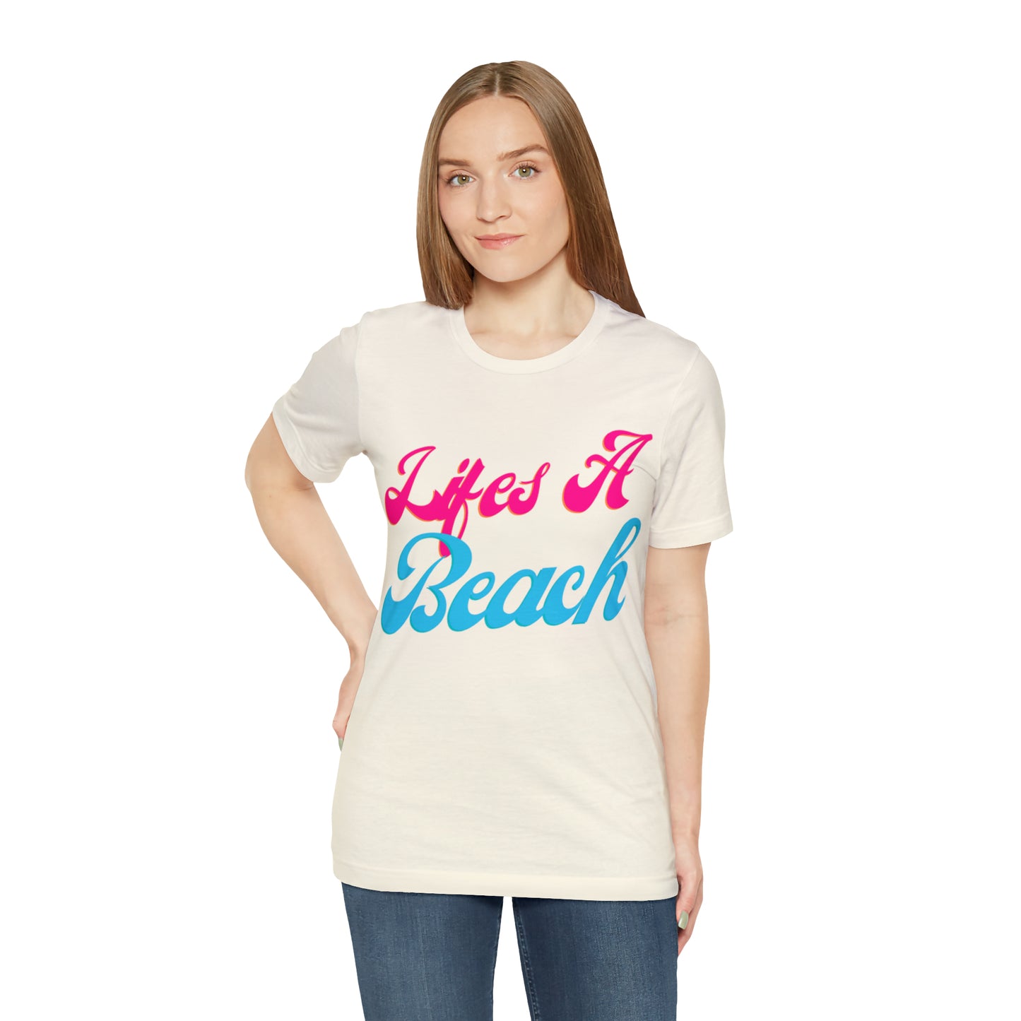 DCAL Beach Collection "Wifes a Beach" Unisex Jersey Short Sleeve Tee