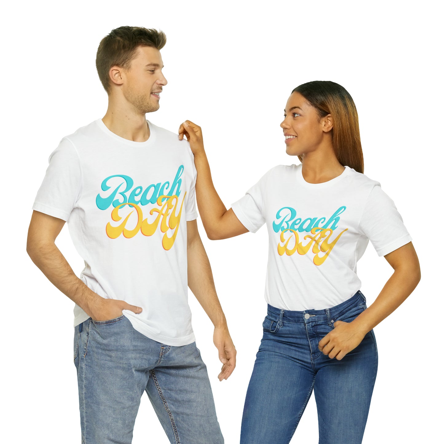 DCAL Beach Collection "Beach Day" Unisex Jersey Short Sleeve Tee