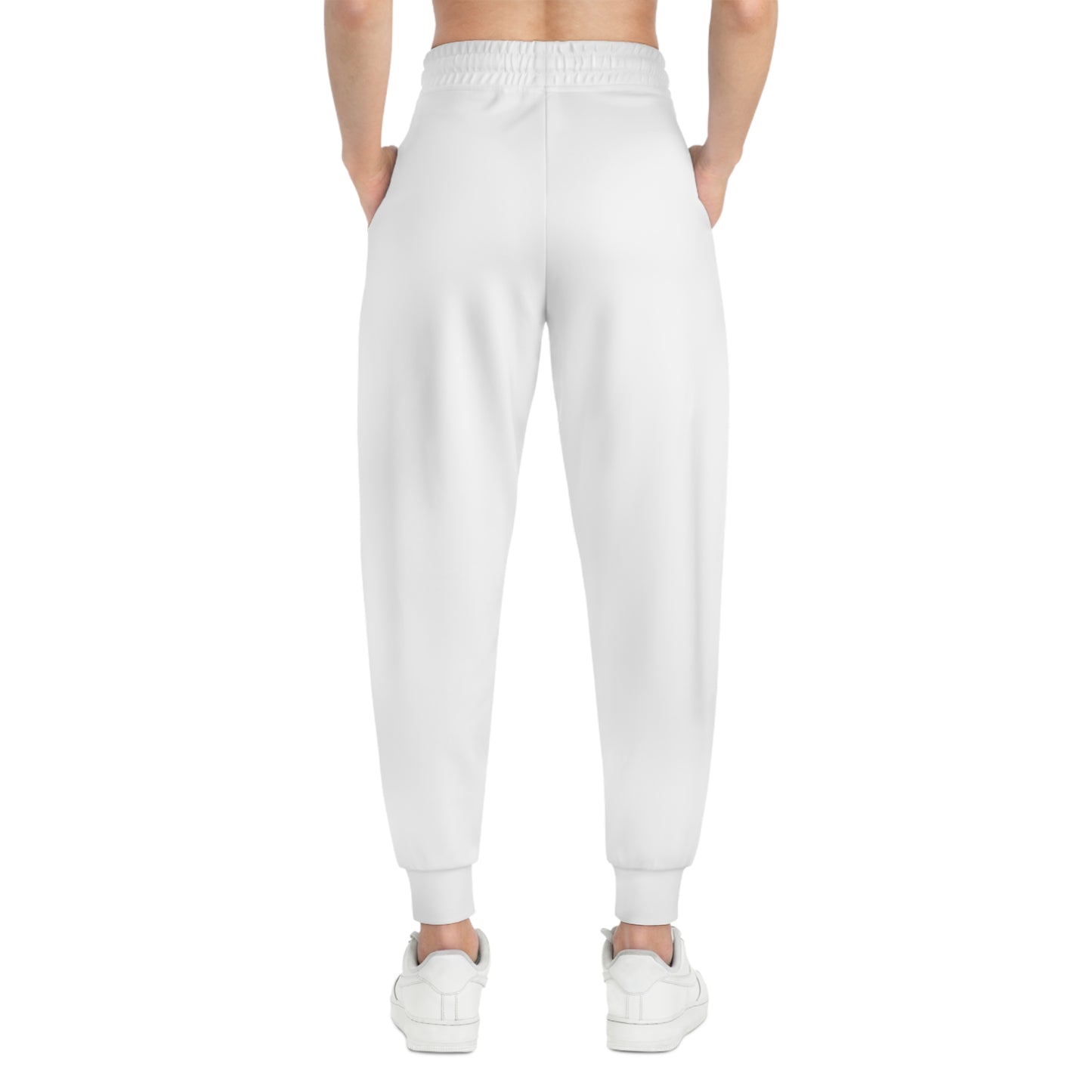 DCAL Brown Collection Bottoms "White" Athletic Joggers