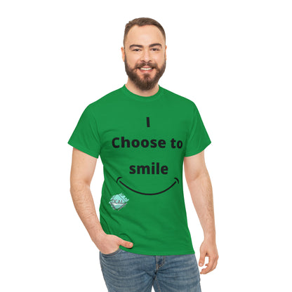 DCAL Graphic Tees "I Choose To Smile" Unisex Heavy Cotton Tee