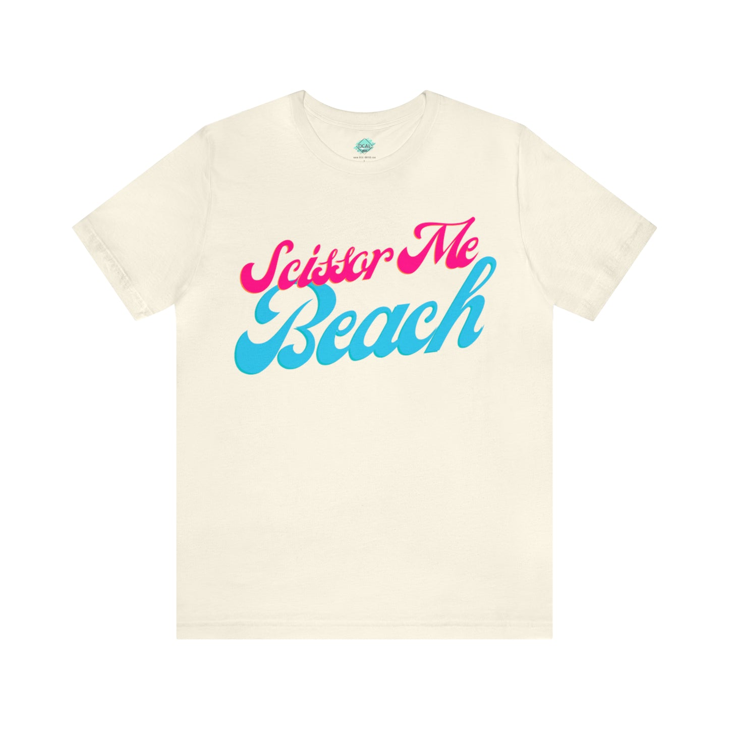 DCAL Beach Collection "Scissor Me Beach" Unisex Jersey Short Sleeve Tee