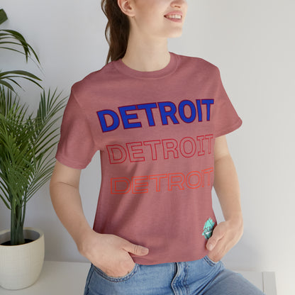 DCAL Downtown Diaries "Detroit" Unisex Jersey Short Sleeve Tee