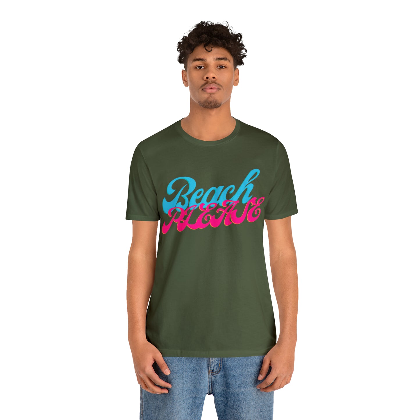 DCAL Beach Collection "Beach Please" Unisex Jersey Short Sleeve