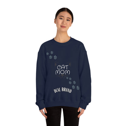 DCAL Meow Collection "Cat Mom" Unisex Heavy Blend™ Crewneck Sweatshirt