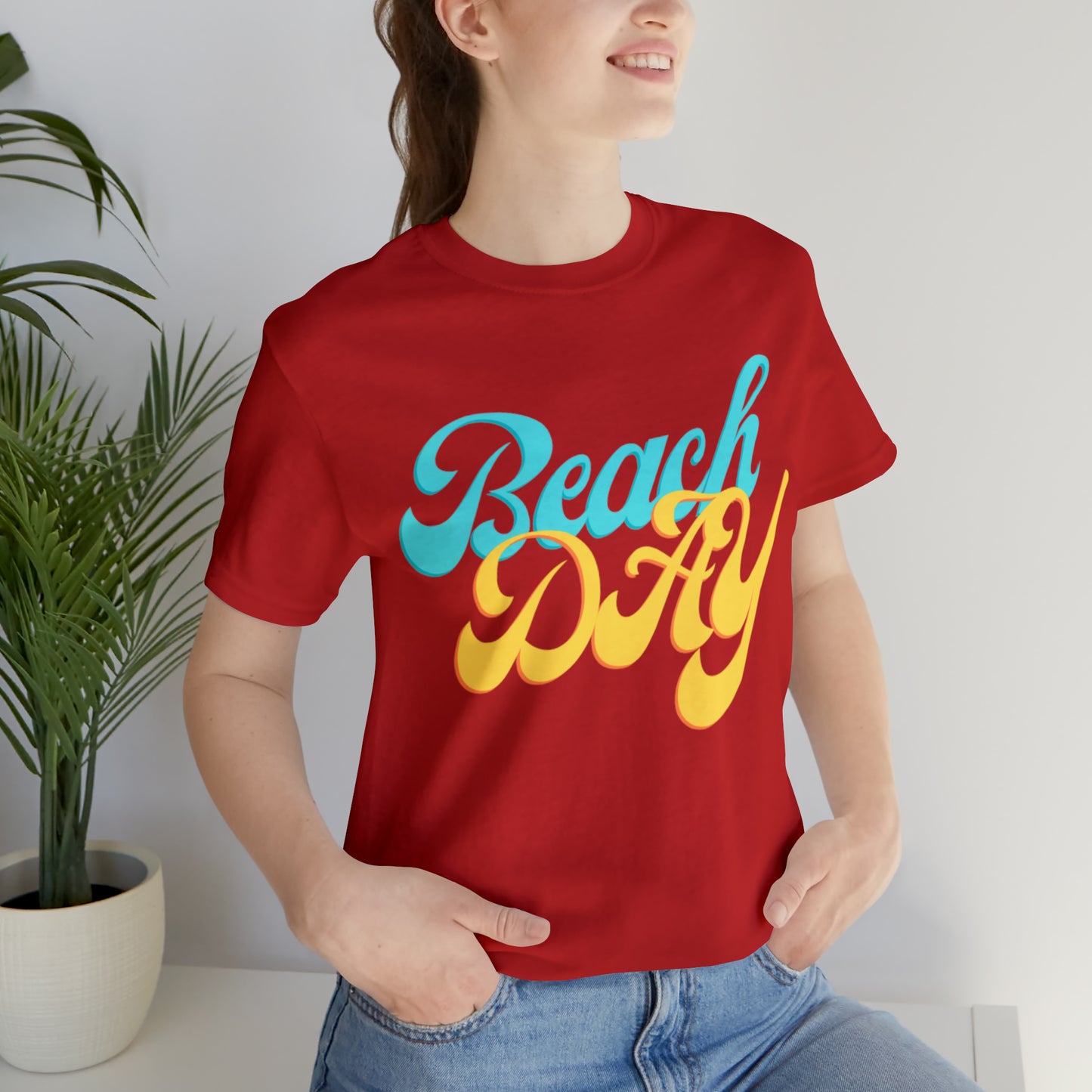 DCAL Beach Collection "Beach Day" Unisex Jersey Short Sleeve Tee