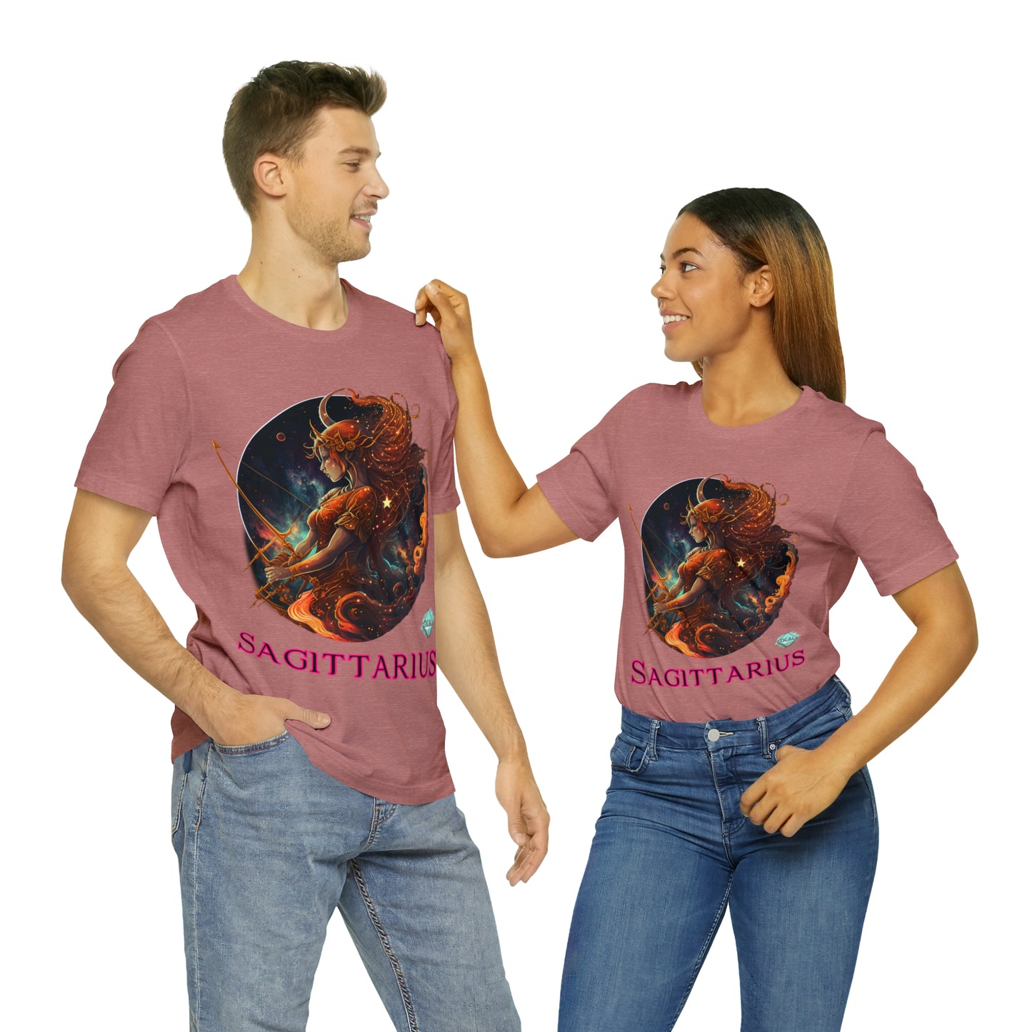 DCAL Zodiac Collection "Sagittarius" Unisex Jersey Short Sleeve Tee