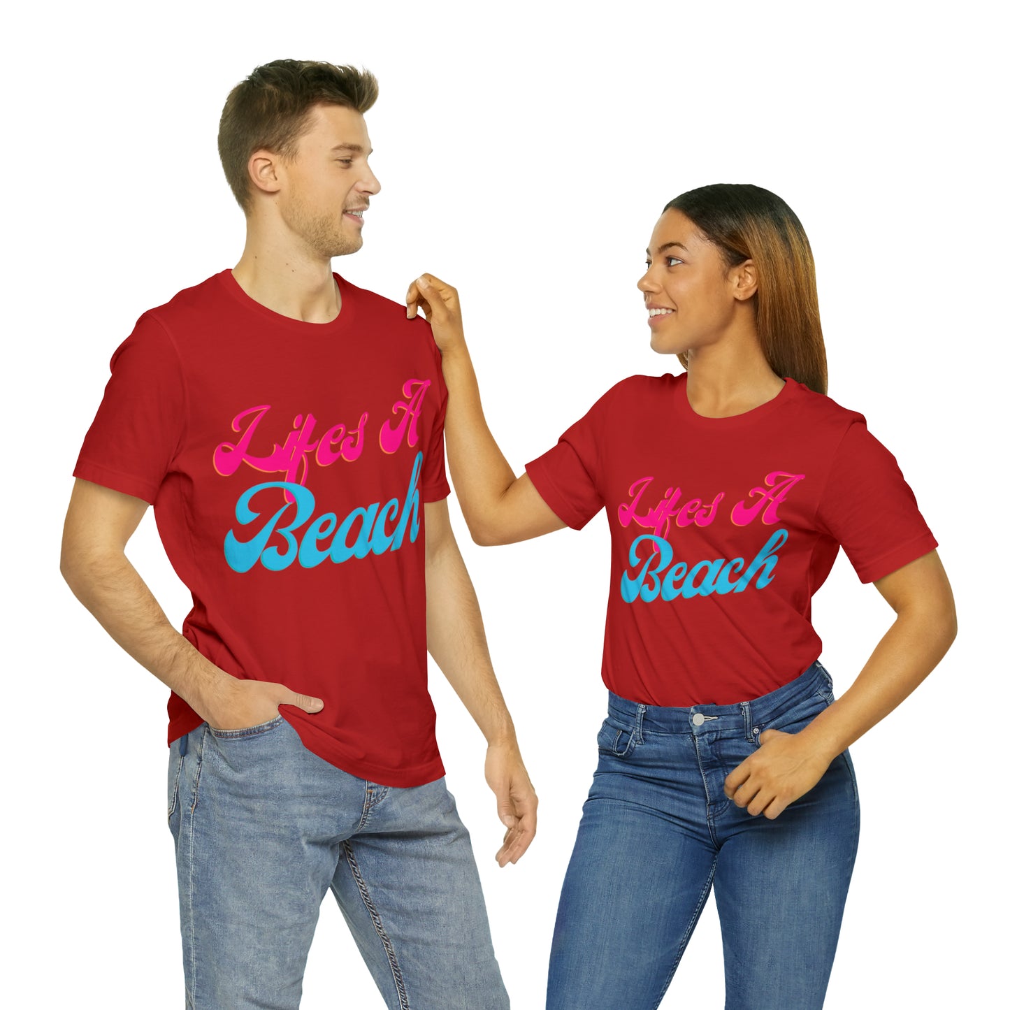 DCAL Beach Collection "Wifes a Beach" Unisex Jersey Short Sleeve Tee